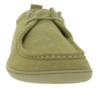 zeitlose GROUNDIES Barfußschuhe Cricket Damen Mokassin mit TrueSense Sohle Echtleder-Schuhe GND-120308-03 Beige