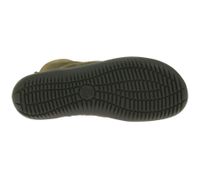 markante GROUNDIES Barfußschuhe Salzburg Damen Echtleder Stiefelette mit TrueSense Sohle GND-110159-04 Braun