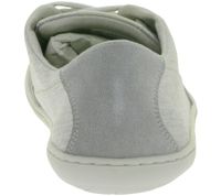 klassische GROUNDIES Barfußschuhe Amsterdam Damen Turnschuhe mit TrueSense Sohle Echtleder-Schuhe GND-110179-16 Hellgrau