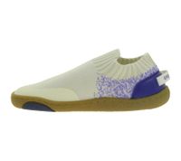 Breathable GROUNDIES Nara barefoot sneakers for kids with TrueSense sole – slip-ons for girls and boys (GND-380269-03 Beige/Blue)