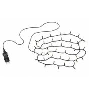 Atmospheric LICHTMOMENTE LED string lights with timer function – 6.4 meters, 50 warm-white micro-LEDs (7668209), dark green