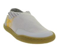 atmungsaktive GROUNDIES Barfußschuhe Nara Kinder Turnschuhe mit TrueSense Sohle Mädchen und Jungen Slip-On`s GND-380269 in Beige/Blau, Grau/Orange oder Blau