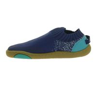 atmungsaktive GROUNDIES Barfußschuhe Nara Kinder Turnschuhe mit TrueSense Sohle Mädchen und Jungen Slip-On`s GND-380269 in Beige/Blau, Grau/Orange oder Blau