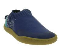 atmungsaktive GROUNDIES Barfußschuhe Nara Kinder Turnschuhe mit TrueSense Sohle Mädchen und Jungen Slip-On`s GND-380269 in Beige/Blau, Grau/Orange oder Blau