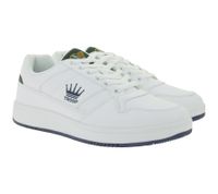 WORLD OF TROOP Destroyer Low Sneakers basse da uomo e da donna, modello retrò 3PP0150101 1141 AA Bianco/Blu navy