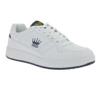 WORLD OF TROOP Destroyer Low Sneakers basse da uomo e da donna, modello retrò 3PP0150101 1141 AA Bianco/Blu navy
