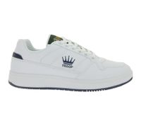 WORLD OF TROOP Destroyer Low Sneakers basse da uomo e da donna, modello retrò 3PP0150101 1141 AA Bianco/Blu navy