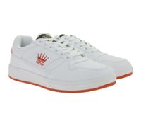 WORLD OF TROOP Destroyer Low Sneakers basse da uomo e da donna, modello retrò 3PP0150101 1161 BA Bianco/Rosso