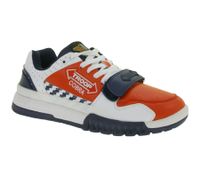 WORLD OF TROOP Cobra Low Sneakers basse da uomo e da donna, modello retrò 3PP0170101 1161 AA Bianco/Rosso/Blu