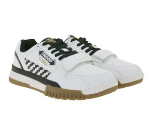 WORLD OF TROOP Cobra Low Sneakers basse da uomo e da donna, modello retrò 3PP0170101 1177 BA Bianco/Nero