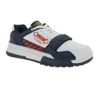 WORLD OF TROOP Cobra Low Sneakers basse da uomo e da donna, modello retrò 3PP0170101 4111 CA Bianco/Blu/Rosso