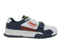 WORLD OF TROOP Cobra Low Sneakers basse da uomo e da donna, modello retrò 3PP0170101 4111 CA Bianco/Blu/Rosso