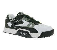 WORLD OF TROOP Delta Low Sneakers basse da uomo/donna, sneakers retrò da skater 3PP0160101 2151 BA Bianco/Grigio/Nero