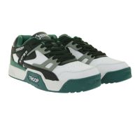 WORLD OF TROOP Delta Low Sneakers basse da uomo/donna, sneakers retrò da skater 3PP0160101 1195 AA Bianco/Verde/Nero