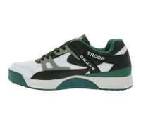 WORLD OF TROOP Delta Low Sneakers basse da uomo/donna, sneakers retrò da skater 3PP0160101 1195 AA Bianco/Verde/Nero