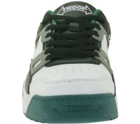 WORLD OF TROOP Delta Low Sneakers basse da uomo/donna, sneakers retrò da skater 3PP0160101 1195 AA Bianco/Verde/Nero