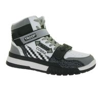 WORLD OF TROOP Cobra High Sneakers alte da uomo e da donna, modello retrò 3PP0170102 2151 BA Bianco/Nero
