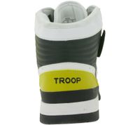 WORLD OF TROOP Cobra High Sneakers alte da uomo e da donna, modello retrò 3PP0170102 2111 AA Bianco/Nero/Giallo