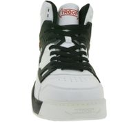 WORLD OF TROOP Delta High Sneakers alte da uomo, sneakers retrò da donna, sneakers skater 3PP0160102 1121 AA Bianco/Nero