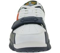 WORLD OF TROOP Cobra Low Sneakers basse da uomo e da donna, modello retrò 80103 Bianco/Rosso, Bianco/Nero o Bianco/Blu