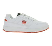 WORLD OF TROOP Destroyer Low Men's & Women's Retro Low-Top Sneakers (Model 80100) – White/Navy, White/Red, or White/Gold