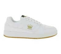 WORLD OF TROOP Destroyer Low Men's & Women's Retro Low-Top Sneakers (Model 80100) – White/Navy, White/Red, or White/Gold