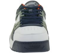 WORLD OF TROOP Delta Low Men's & Women's Low-Top Sneakers / Retro Skate Shoes 80101 – White/Green/Black, White/Grey/Black, or White/Blue/Red