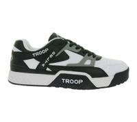 WORLD OF TROOP Delta Low Men's & Women's Low-Top Sneakers / Retro Skate Shoes 80101 – White/Green/Black, White/Grey/Black, or White/Blue/Red
