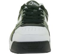 WORLD OF TROOP Delta Low Men's & Women's Low-Top Sneakers / Retro Skate Shoes 80101 – White/Green/Black, White/Grey/Black, or White/Blue/Red