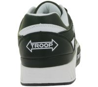 WORLD OF TROOP Delta Low Men's & Women's Low-Top Sneakers / Retro Skate Shoes 80101 – White/Green/Black, White/Grey/Black, or White/Blue/Red