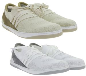Flexible GROUNDIES Osaka barefoot low-top sneakers for women with TrueSense sole – lace-up style (GND-180262) – White or Beige