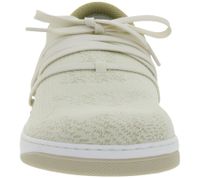 Flexible GROUNDIES Osaka barefoot low-top sneakers for women with TrueSense sole – lace-up style (GND-180262) – White or Beige