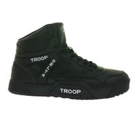 WORLD OF TROOP Delta High High-Top Sneakers (Unisex/Retro/Skater Style) – Model 80102 – White/Blue, White/Black, or Black