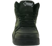 WORLD OF TROOP Delta High High-Top Sneakers (Unisex/Retro/Skater Style) – Model 80102 – White/Blue, White/Black, or Black