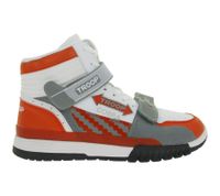 Zapatillas altas WORLD OF TROOP Cobra High para hombre y mujer, estilo retro (modelo 80104). Disponibles en blanco, negro y amarillo, blanco, gris y rojo, o blanco y negro.
