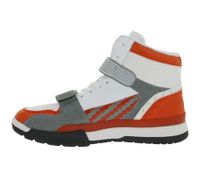 Zapatillas altas WORLD OF TROOP Cobra High para hombre y mujer, estilo retro (modelo 80104). Disponibles en blanco, negro y amarillo, blanco, gris y rojo, o blanco y negro.