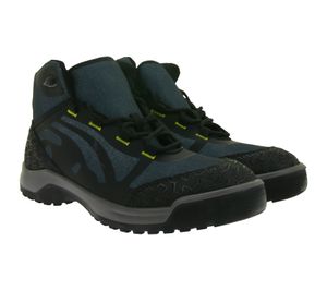 Scarpe antinfortunistiche da uomo PYTHON Jeans High S3 SRC, con soletta in memory foam, classe di protezione S3 PS5151 Blu/Nero