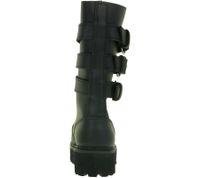 Markante Brandit Unisex Plateau Phantom Boots Echtleder Stiefel Schnür-Boots 2. Wahl – kleine Schönheitsfehler Ranger-Stiefel Schwarz