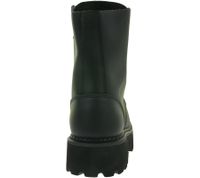 Markante Brandit Unisex Plateau Phantom Boots Echtleder Stiefel Schnür-Boots 2. Wahl – kleine Schönheitsfehler Ranger-Stiefel Schwarz