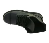 Markante Brandit Unisex Plateau Phantom Boots Echtleder Stiefel Schnür-Boots 2. Wahl – kleine Schönheitsfehler Ranger-Stiefel Schwarz