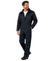 Brandit Tank Jumpsuit Herren gefütterte Panzerkombi Military Overall mit Reißverschlusstaschen Schwarz