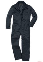 Brandit Tank Jumpsuit Herren gefütterte Panzerkombi Military Overall mit Reißverschlusstaschen Schwarz