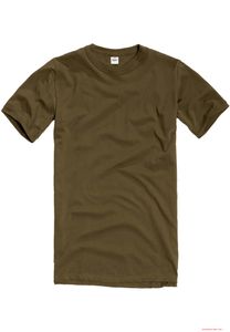 lässiges Brandit BW Undershirt lang geschnittenes Baumwollshirt Oliv