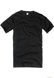 lässiges Brandit BW Undershirt lang geschnittenes Baumwollshirt Schwarz