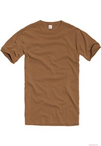 lässiges Brandit BW Undershirt lang geschnittenes Baumwollshirt Beige
