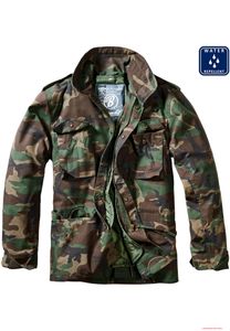 robuste Brandit Herren M-65 Field Jacket Winterjacke Olive Camo