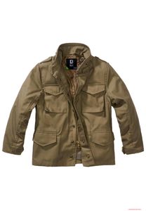 robuste Brandit Kinder M65 Standard Jacke im Military-Look Oliv