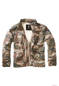 Veste d'hiver chaude pour homme Brandit Britannia avec doublure en peluche, coloris Light Woodland