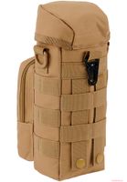 Bolsa espaciosa para botellas Brandit Big Bottle Holder color camel