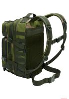 Mochila robusta Brandit Medium US Cooper con estampado de camuflaje sueco.